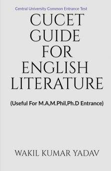 Cucet Guide For English Literature
