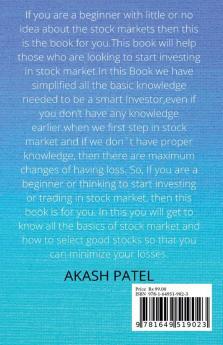 The Beginner`S Stock Things You Need To Know Before Stepping In Stock Market.