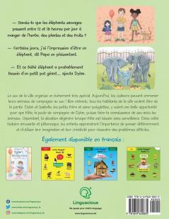 A Wild Day at the Zoo / Une Folle Journée Au Zoo - French Edition: Children's Picture Book: 2 (Little Polyglot Adventures)