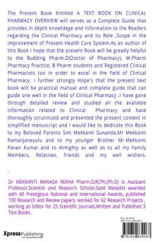 A TEXT BOOK ON CLINICAL PHARMACY OVERVIEW : A PRACTICAL&amp;MANUAL GUIDE TO EXCEL IN THE FIELD OF CLINICAL PHARMACY