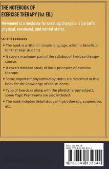 The Notebook Of Exercise Therapy: Principles Of Exercise Therapy
