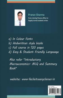 Introductory Macroeconomics For Class Xii: Compact Handwritten Notes
