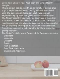 The Official Ninja Foodi Grill Cookbook 2020: Quick Easy and Delicious Tasty Recipes and Step-by-Step Techniques For Indoor Grilling & Air Frying