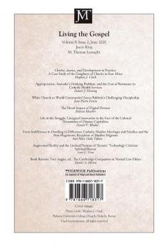 Journal of Moral Theology Volume 9 Issue 2: Living the Gospel