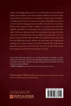 The Greek Word Study Thesaurus: With Vocabulary from the Greek New Testament