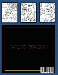 The Happy Beagle Coloring Book