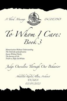 To Whom I Care
