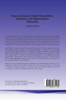 Deep Learning in Object Recognition Detection and Segmentation