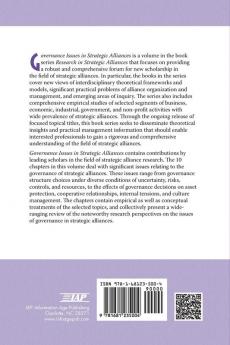 Governance Issues in Strategic Alliances