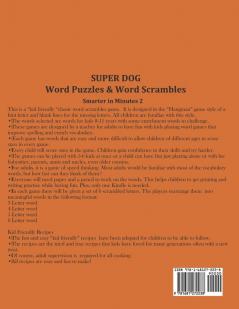 Super Dog Word Puzzles and Word Scrambles: Learning Games for Kids