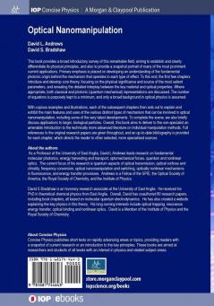 Optical Nanomanipulation (IOP Concise Physics)