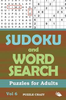 Sudoku and Word Search Puzzles for Adults Vol 6