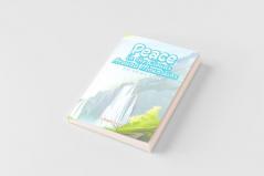 Peace in the Clouds Around Mountains Coloring Book