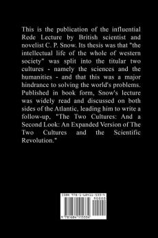 The Two Cultures and the Scientific Revolution