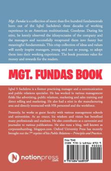 MGT. FUNDAS BOOK