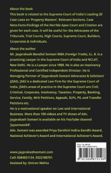 'Property Matters' Supreme Court's Latest Leading Case Laws