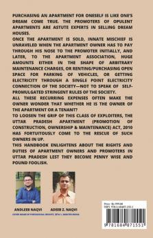 Law On Apartments In Uttar Pradesh A Handbook For Apartment Owners & Promoters A Handbook For Apartment Owners And Promoters