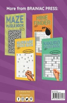 Activity Book For Adults (Vol 2) : Mazes Mine Finder Kakuro Nurikabe Sudoku 180 Puzzles To Solve Great For Adults And Seniors Logic Brain Games Stress Relief And Relaxation Keep Your Bra...