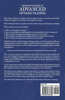 Definitive Guide To Advanced Options Trading A Quantitative And No-Nonsense Approach To Option Selling For Income Generation - Indian Context (Nse)