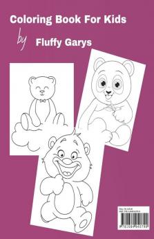 Bear Coloring Book For Kids : Amazing Pages of Bears for Kids and Toddlers Ages 2-6