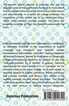 The Hero As Poet: With Detailed Notes