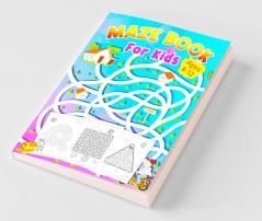 Maze Book For Kids Ages 8-12: Activity Book For Kids Ages 8-12 | Great Gift For Boys & Girls Ages 6-12 Workbook For Games Puzzles And ... For Games Puzzles And Problem-Solving