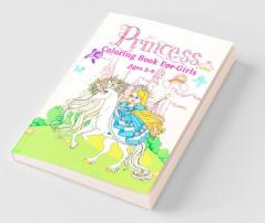 Princess Coloring Book for Girls ages 3-9
