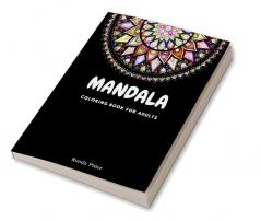 Mandala coloring book for adults : Simple mandalas design | Mindful meditation | Stress and Anxiety relieving