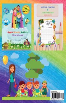 My Kindergarten Sight Words Activity Book for kids : Entertaining Sight Words Activity Book for kids to Learn and Trace the Common High-Frequency Sight Words | Plus Fun Dot-to-Dot Animal Games