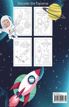 Space Coloring Book : Fantastic Outer Space Coloring With Planets Astronauts Space Ships Rockets (Children'S Coloring Books)