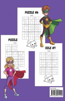 Coloring and Sudoku Puzzle Book for Kids : 60 Animals Images |60 Easy Sudoku Puzzles for Kids and Beginners 9x9 With Solutions