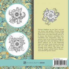 Mehndi Flowers : An Adult Coloring Book With Flowers Collections Bouquets And Floral Designs For Stress Relief And Relaxation