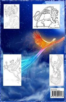 Mythical Creatures Coloring Book For Adults : And Kids With Fantasy Animals And Mythological Beasts