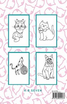 Cats Coloring Book For Kids : Fantastic Cute Cats Coloring And Activity Book For – Girls Boys And Kids All Ages | Kittens Coloring Book