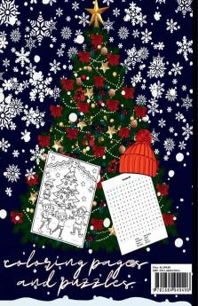 Christmas Activity Book for Kids Ages 4-8 : A Creative Holiday Coloring and Puzzle Activities Book for Boys and Girls | Educational and Fun Pages with X-mass Tree Santa Claus Reindeers Snowmen ...