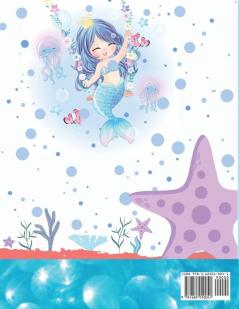 Mermaid Coloring Book Ages 4-8