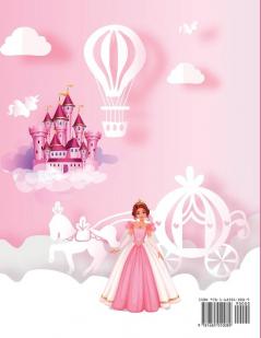 Princess coloring book: 60 unique and beautiful designs for girls aged 3-9 years - a great gift