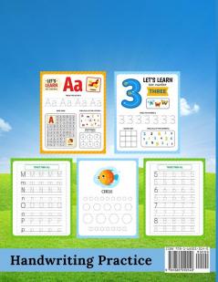 My First Workbook: Practice Line Tracing Numbers Letters & Shapes Learn to write Handwriting Practice for Preschoolers