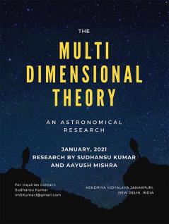 THE MULTI-DIMENSIONAL THEORY : AN ASTRONOMICAL RESEARCH