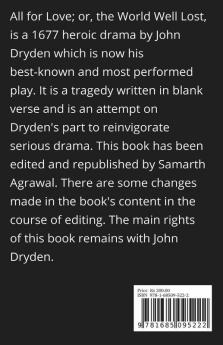 All For Love: A Tragedy