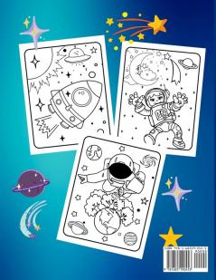 Galaxy Coloring Book for Toddlers: A Funny Coloring Book for Kids Pre-school Kindergarten Ages 3+