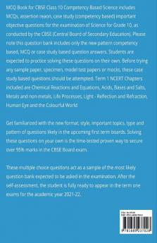 MCQs Class 10 Science CBSE Objective Chapterwise Question Bank For Term 1 Boards : New Pattern Assertion Reason Case Study Multiple Choice Grade 10 Exams