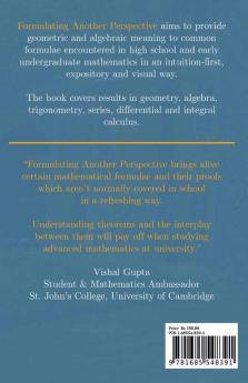 Formulating Another Perspective : Another way to look at common mathematical formulae