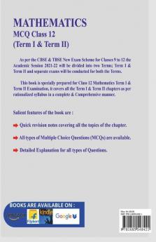Mathematics Mcqs For Class 12 Mathematics Mcq For Term I And Ii For Class 12