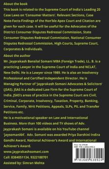 Consumer Matters' Supreme Court’S Latest Leading Case Laws : Case Notes- Facts- Findings Of Apex Court Judges And Citations