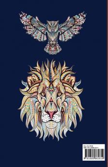 Mandala Adult Coloring Book: Stress Relieving Animal Designs : Mandalas Coloring Pages With Elephants Giraffes Lions Tigers Owls Wolves Horses Cats Dogs Butterflies For Adults Relaxation. ...