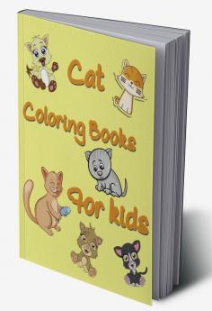 Cat Coloring Books for Kids : Cute Cats and Kittens Coloring Activity Book