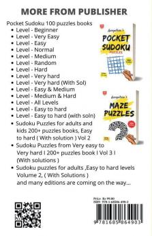 Maze Puzzles For Adults [ Hard Level ]: 100 Maze Puzzles Game Book For Adults And Experts [ Hard Level ] Volume 1