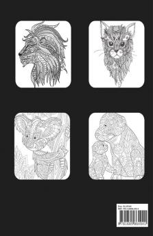 Adult Coloring Book Animals : Stress Relieving Designs Animals Fun Easy and Relaxing Coloring Pages for Animal Lovers