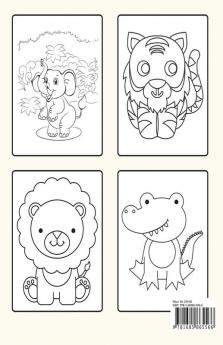 Baby Animals Coloring Book : Adorable Animals Coloring Pages Suitable for Kids and Adults Alike Cute Animals Coloring Book